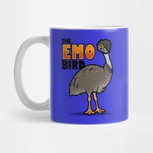 The Emo Bird Funny Emu Bird Original Cartoon Meme Gift For Kids Mug